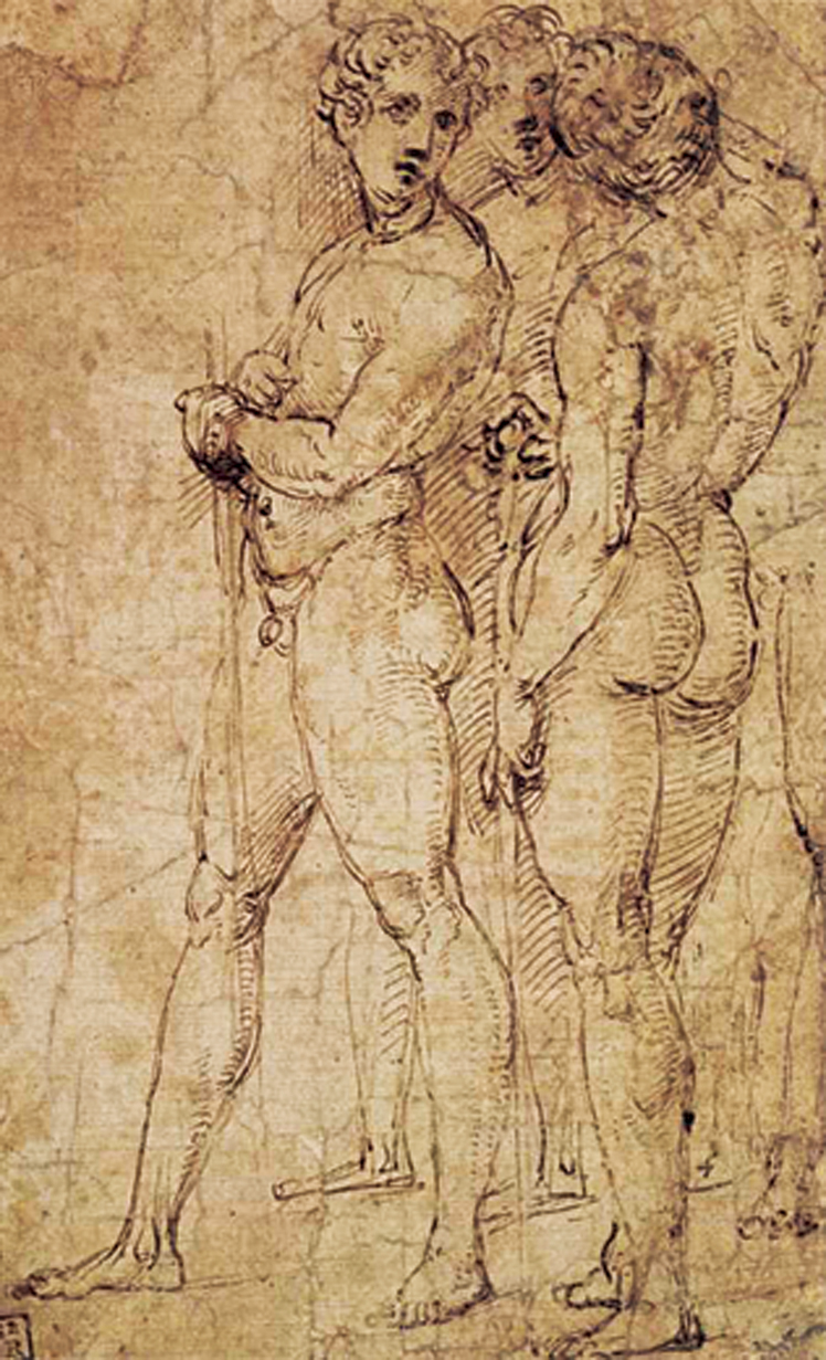   拉斐尔·桑西  Raffaello Santi  ——素描作品 (23)